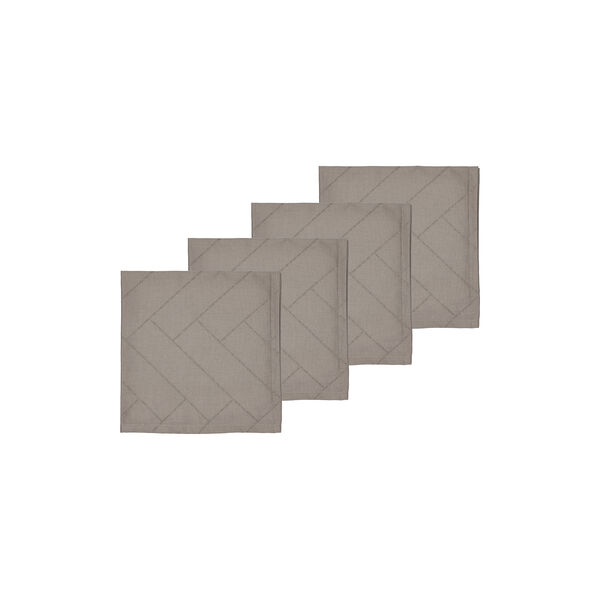 Tiles Napkin, taupe, Södahl