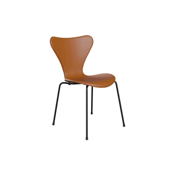 Series 7&trade; 3107 Tailored Chair, saddle brown, Fritz Hansen