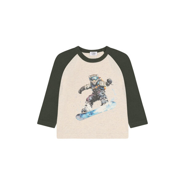 Hcanton Snowleopard Long Sleeved, wheat melange, Hust & Claire