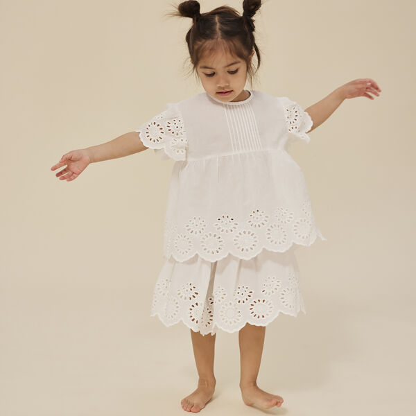 Posey Blouse, optic white, Konges Sl&oslash;jd