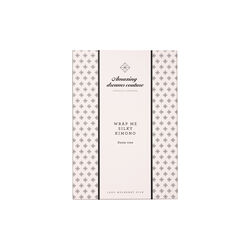 Amazing Dreams Wrap Me Silky Kimono, dusty rose, Amazing Space