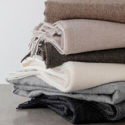 Luxury Throw, grey, ELVANG