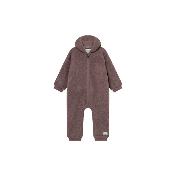 MATADEL Teddyfleece Jumpsuit, peppercorn plum, Mini A Ture