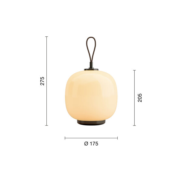VL45 Radiohus Portable Lamp, pale yellow VL45 Radiohus Portable Lamp, pale yellow, Louis Poulsen