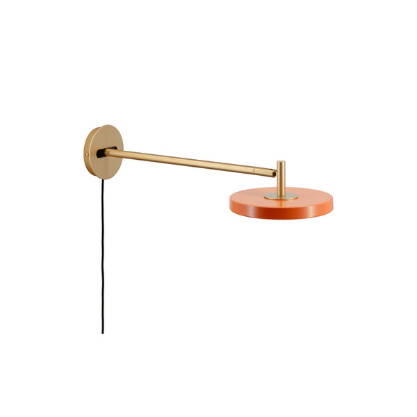 Asteria Long Wall Lamp, nuance orange, UMAGE