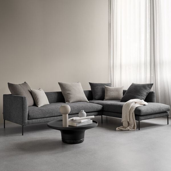 Blade Sofa with chaiselong left, sasso 10, Wendelbo