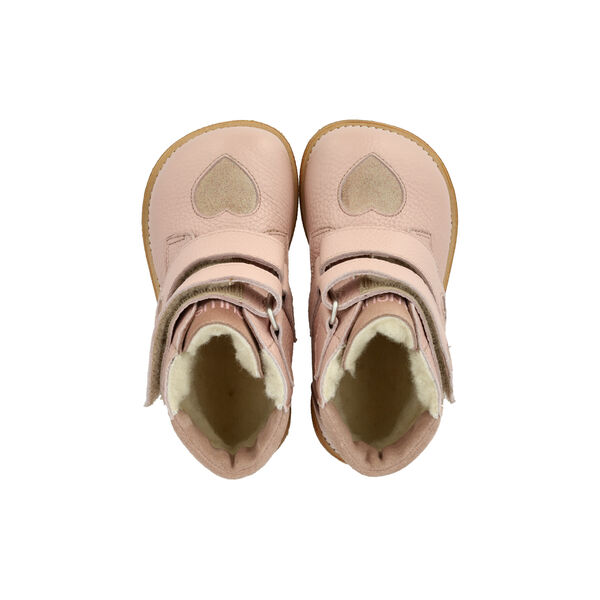 Velcro TEX Boot, faded rose/multi glitter, ANGULUS