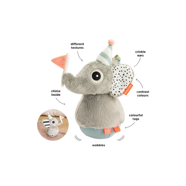 Elphee Tumbler Activity Toy, colour mix, Done by Deer