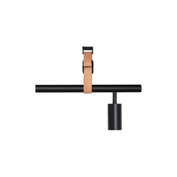 Long John 4 Spot Pendant Nature Leather, black, Rubn