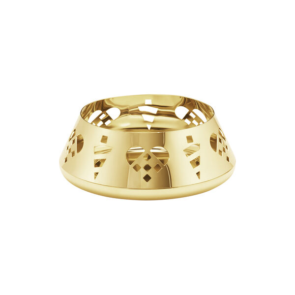 2025 Candle holder for pillar candles, gold 2025 Candle holder for pillar candles, gold, Georg Jensen