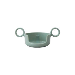 Cup holder for children's cup, green, Design Letters