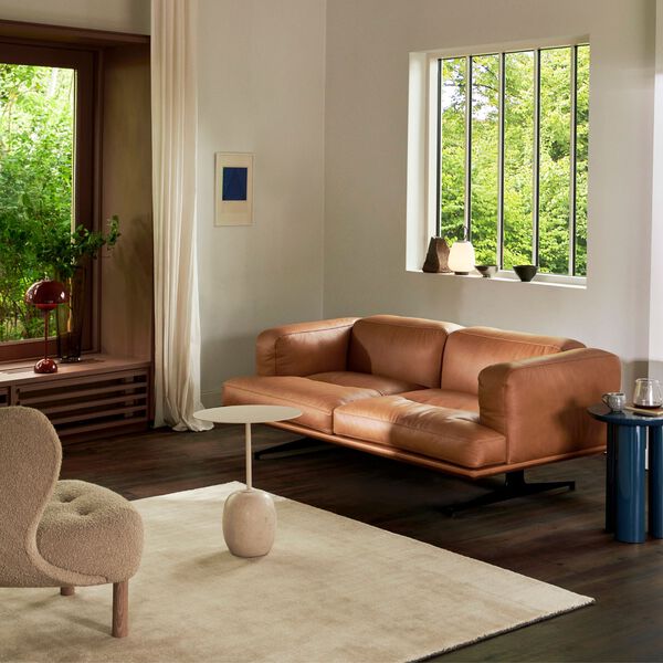 Inland AV22 2-Seater Sofa, Noble Cognac Inland AV22 2-Seater Sofa, Noble Cognac, &Tradition