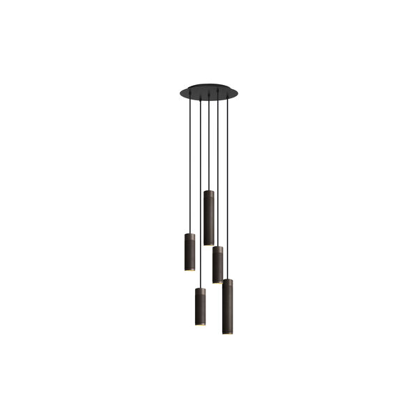 Patrone Cluster Ceiling Lamp Large, browned brass Patrone Cluster Ceiling Lamp Large, browned brass, Thorup Copenhagen