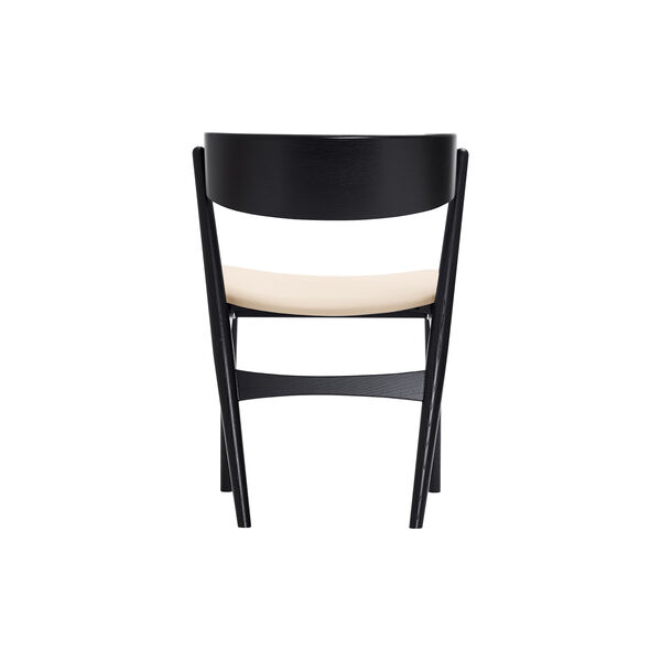 Sibast No 7 Dining Chair, black lacquered oak/honey, Sibast Furniture