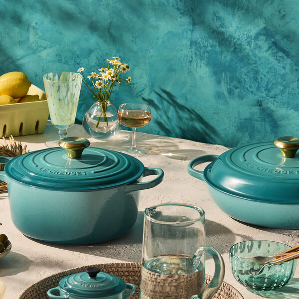 Signature Buffet Pot 30 cm, bleu riviera, Le Creuset