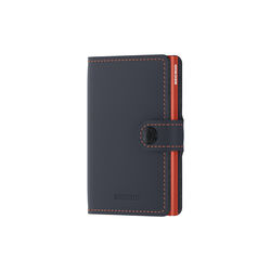Miniwallet, matte nightblue/orange, Secrid