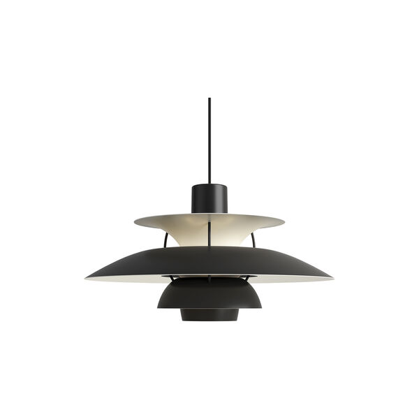 PH 5 Monochrome Pendant, black, Louis Poulsen