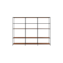 Original Shelf High, walnut, Abstracta® System