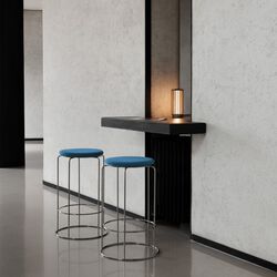 Wire VP15 | Mirror Polished Steel | Counter Stool, &Tradition