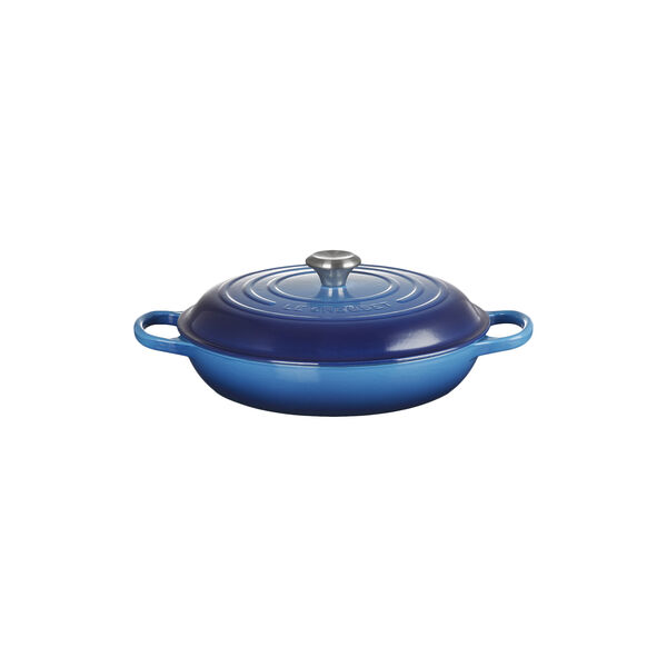 Signature cast iron buffet pot 30 cm, azure blue, Le Creuset