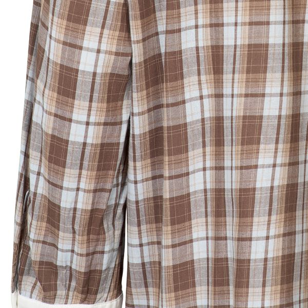 1032PBOLopez shirt, blue/brown check, PBO