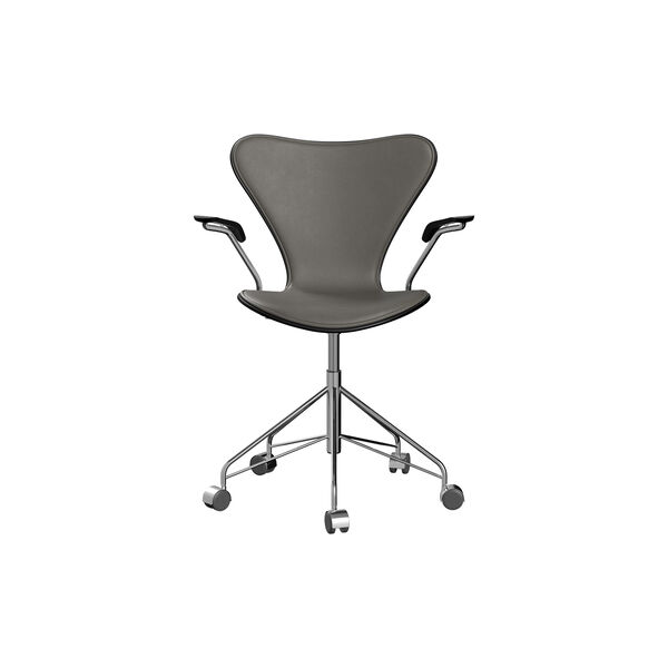 Series 7™ 3217 Front Upholstered Office Chair, Essential lava Series 7™ 3217 Front Upholstered Office Chair, Essential lava, Fritz Hansen