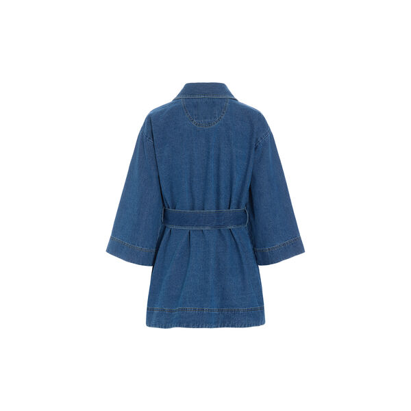 Hayato long jacket, blue denim, BITTE KAI RAND
