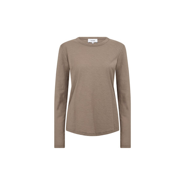 LR-ANY 3 LS T-shirt, walnut LR-ANY 3 LS T-shirt, walnut, Leveté Room
