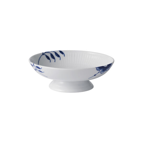Blue Fluted Mega Bowl On Stand 42 cl, Royal Copenhagen