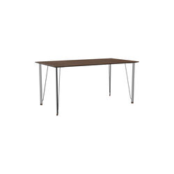 FH3605&trade; Writing Desk, walnut/chrome, Fritz Hansen