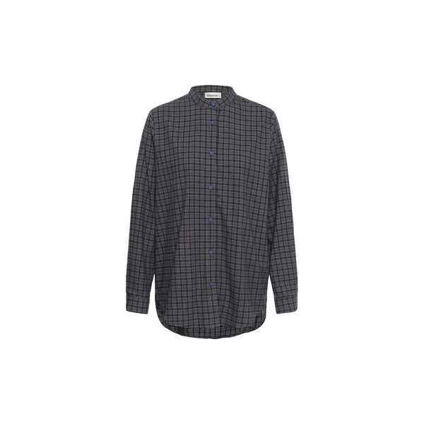 MWLennie Shirt | Dark Sapphire Blue Check | Shirt, My Essential Wardrobe