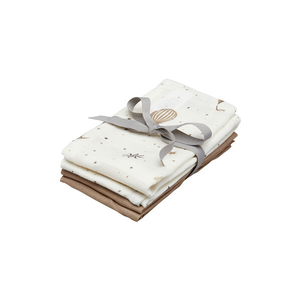 Wash Cloth 4 pack, mix dreamland/camel, Cam Cam Copenhagen