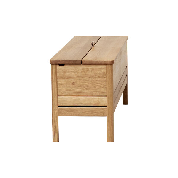 A Line Storage Bench, oak A Line Storage Bench, oak, Form & Refine