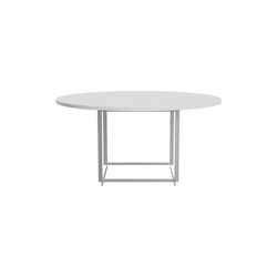 PK54™ Dining Table, white rolled, Fritz Hansen