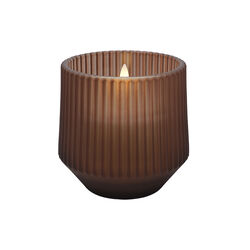 Scented wax glass candle awaken, brown, Uyuni Lighting