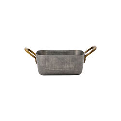 NVPresentation roasting dish, silver finish, Nicolas Vahé