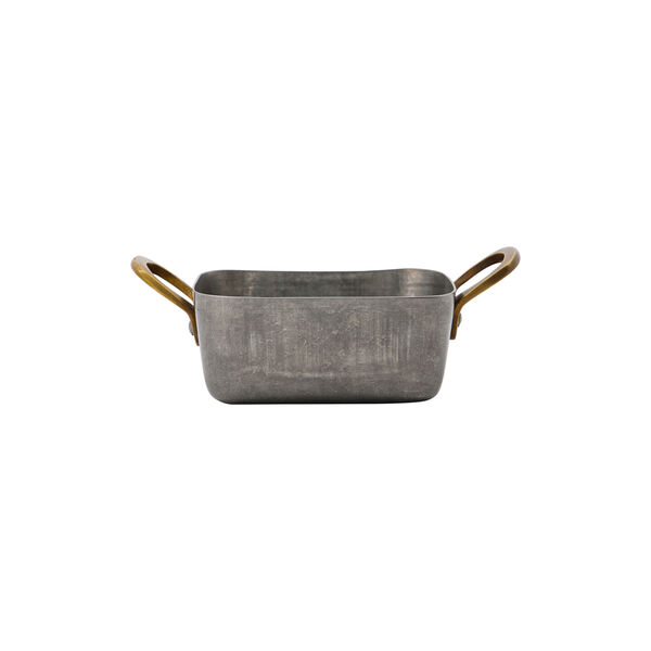 NVPresentation roasting dish, silver finish, Nicolas Vahé