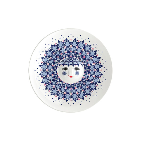Olga Dish, blue, Bjørn Wiinblad