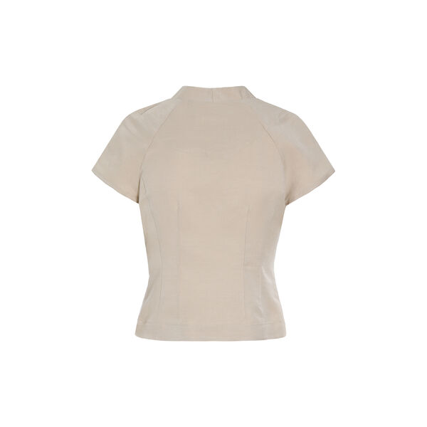Sukosu short sleeve blouse, ivory, BITTE KAI RAND