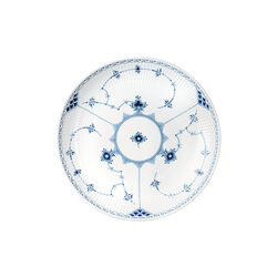 Blue Fluted Half Lace Serving Bowl 25 cm, Royal Copenhagen