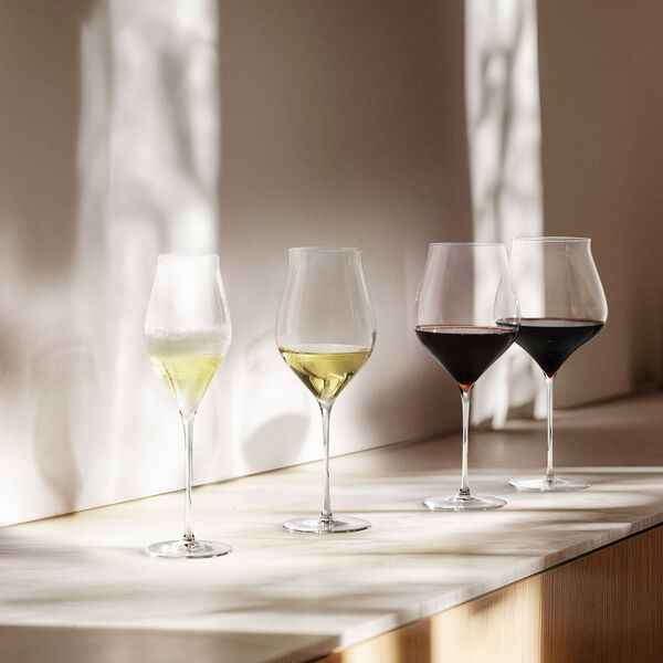 Notes Burgundy Glass 2 pcs., Holmegaard