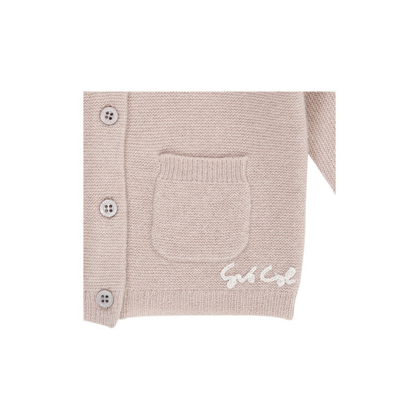 Cashmere Classic Baby Cardigan, beige