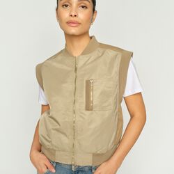 MMJovo Neola Waistcoat, twill, MOS MOSH