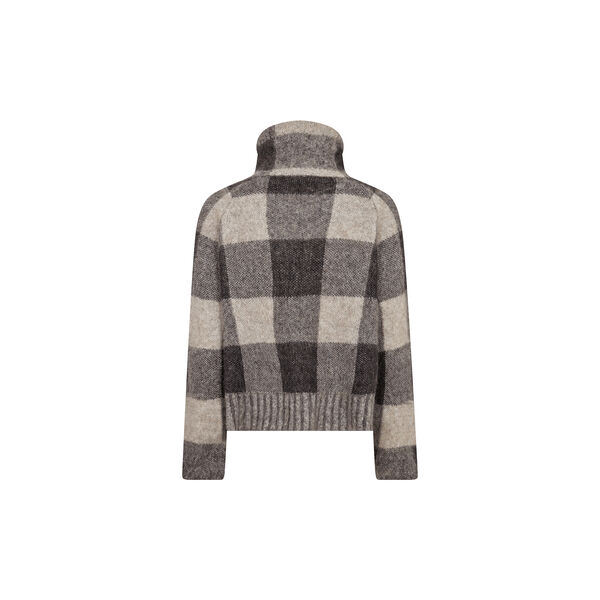 MMMaija Check Knit, black, MOS MOSH