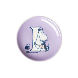 Alphabet mini plate L, Moomin Arabia