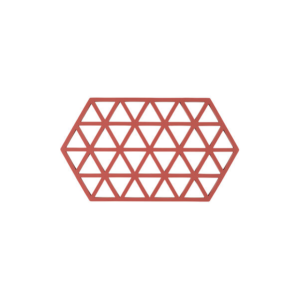 Triangles Trivet, burned red, Zone Denmark