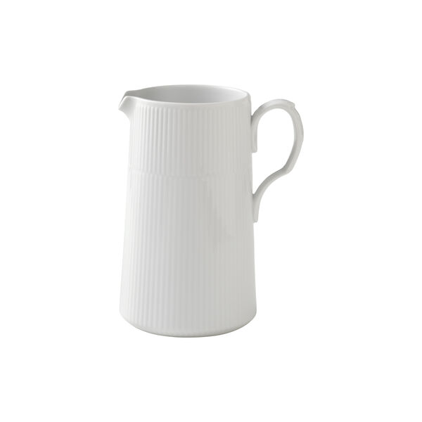 White Fluted Pitcher 1.5 L White Fluted Pitcher 1.5 L, Royal Copenhagen