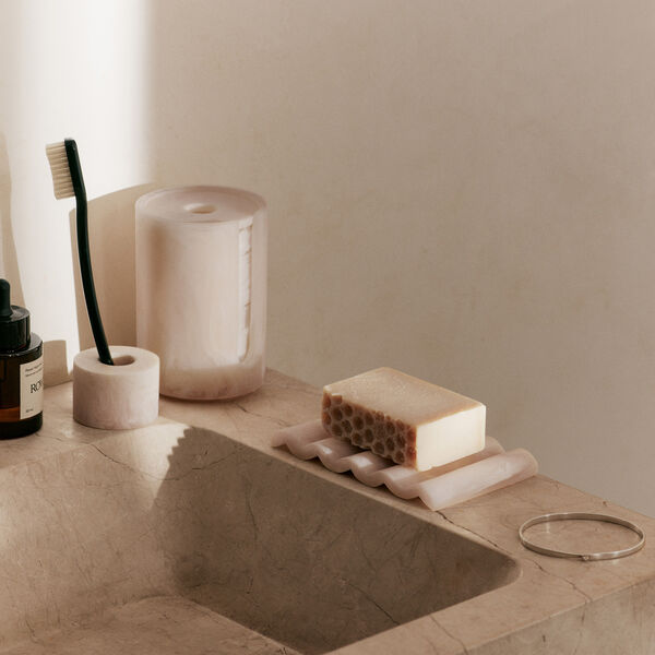 Mist Cotton Pad Holder, pearl, Ferm Living