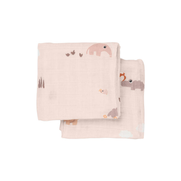 Playground Burp Cloth 2-Pack, powder, Done by Deer