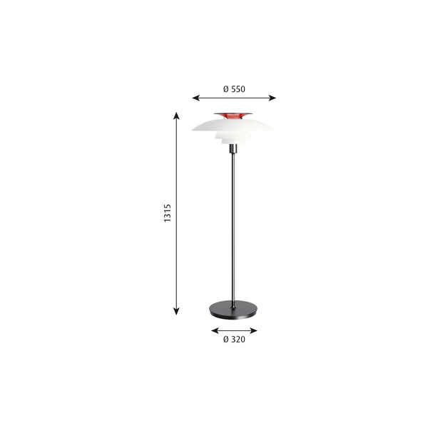 PH 80 Floor Lamp PH 80 Floor Lamp, Louis Poulsen